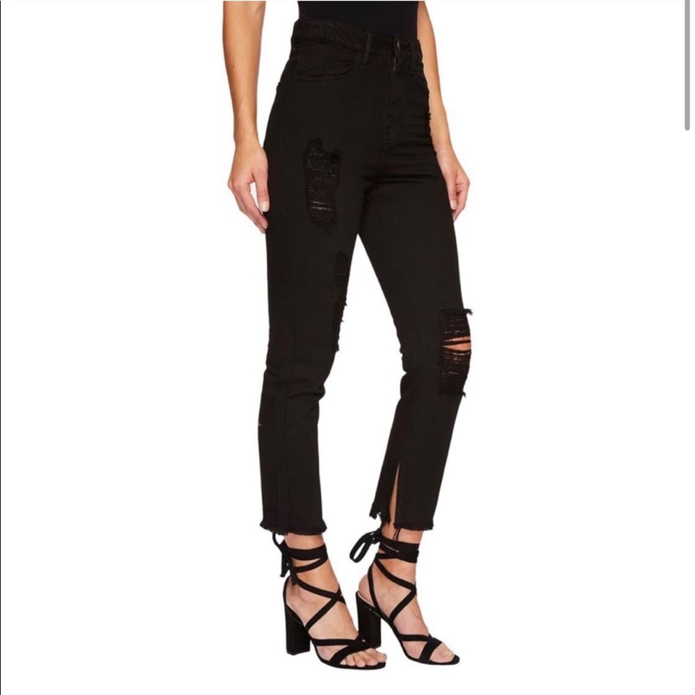 Show Me Your Mumu Brooklyn High Waist Onyx Wash
